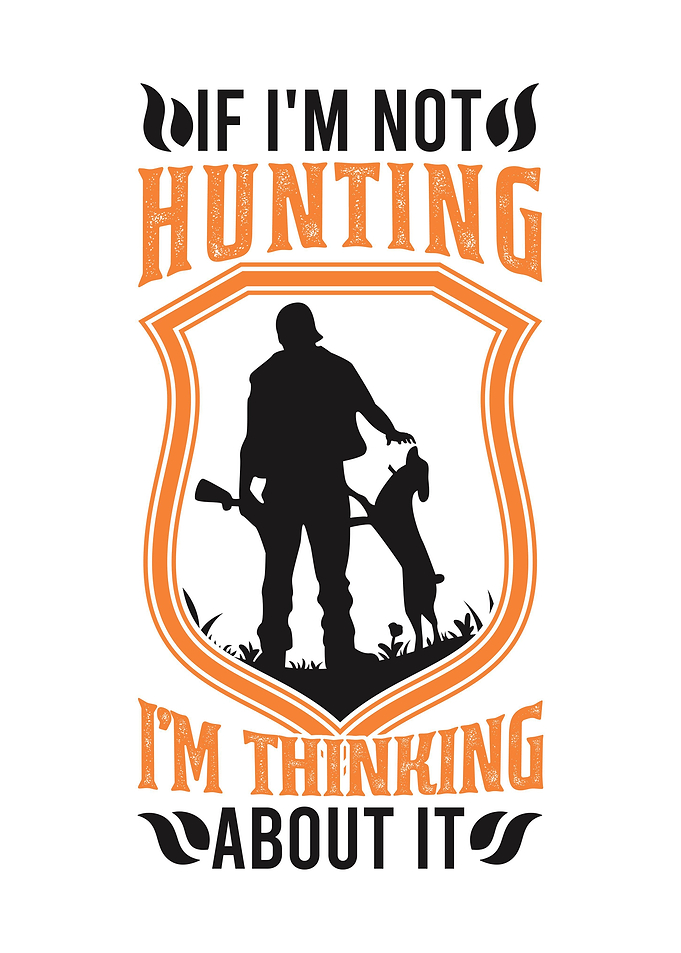 Hunter Saying Boar Hunt