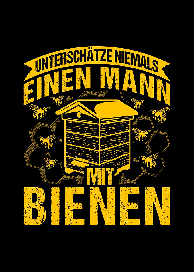 Mann Mit Bienen Imker