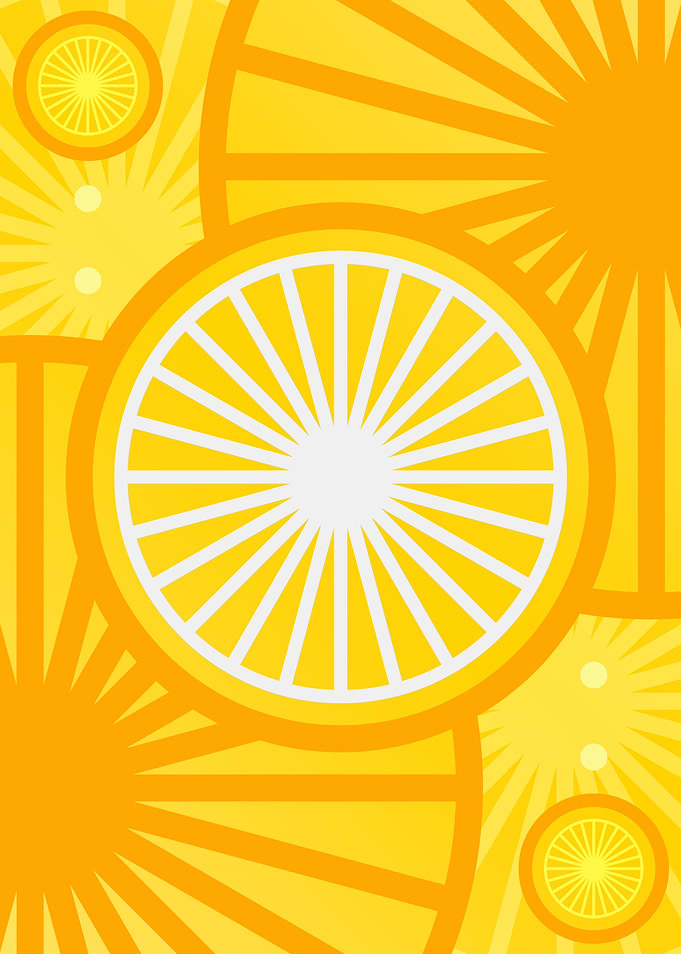 Happy Yellow Orange Glyph