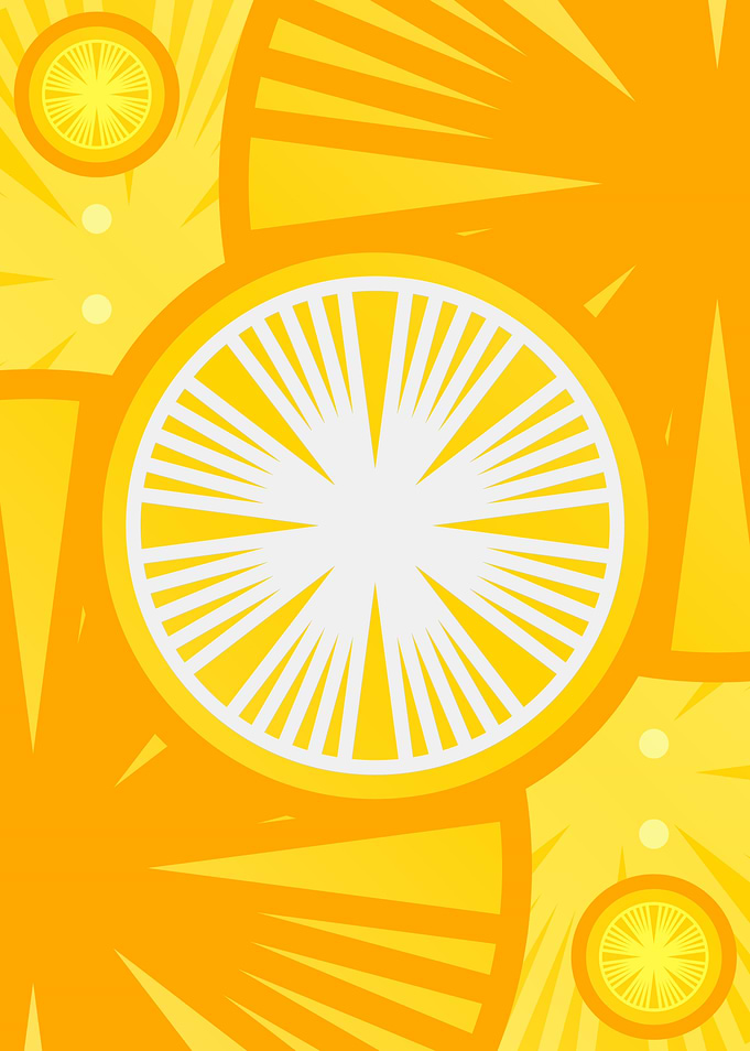 Happy Yellow Orange Glyph
