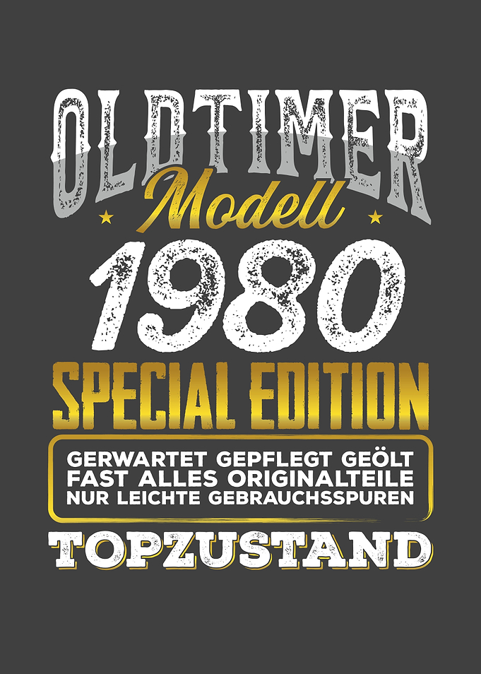 Classic car modell 1980