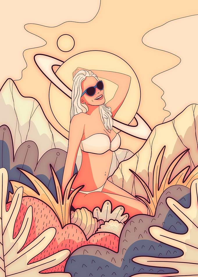 Summer space holiday