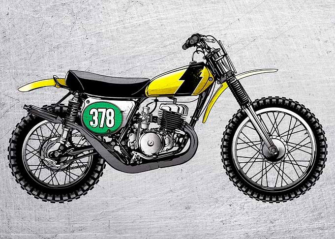 Motorbike Wall Art 18