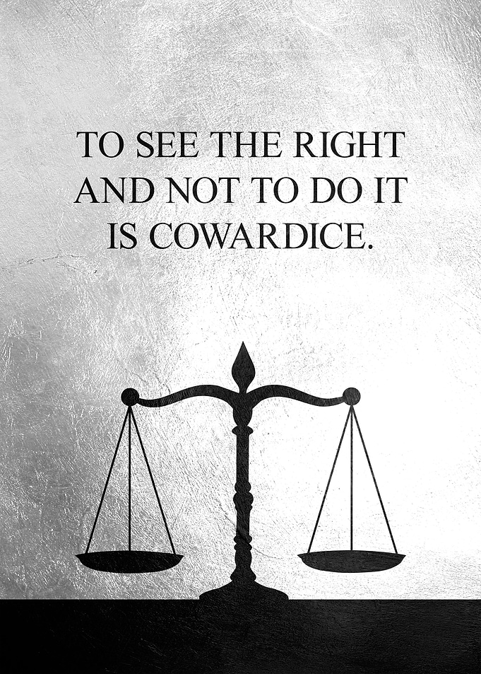 Confucius on Cowardice