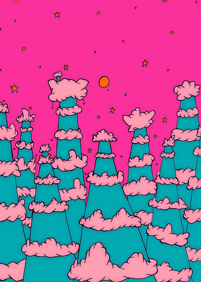 The tall sky trees