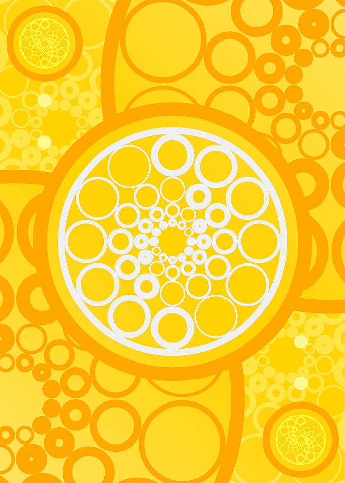 Happy Yellow Orange Glyph