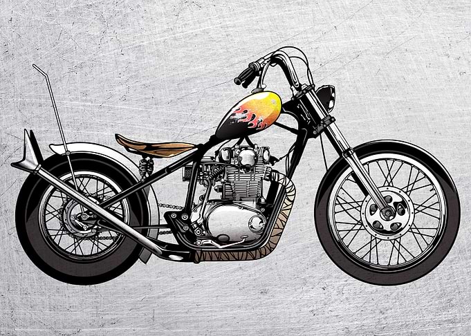 Motorbike Wall Art 15