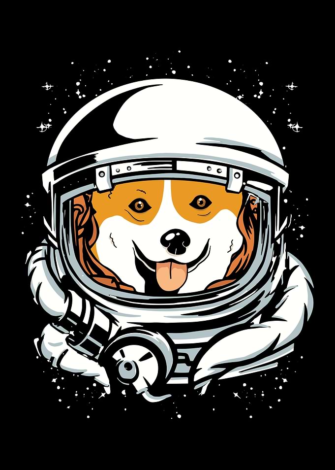 Astronaut Dog