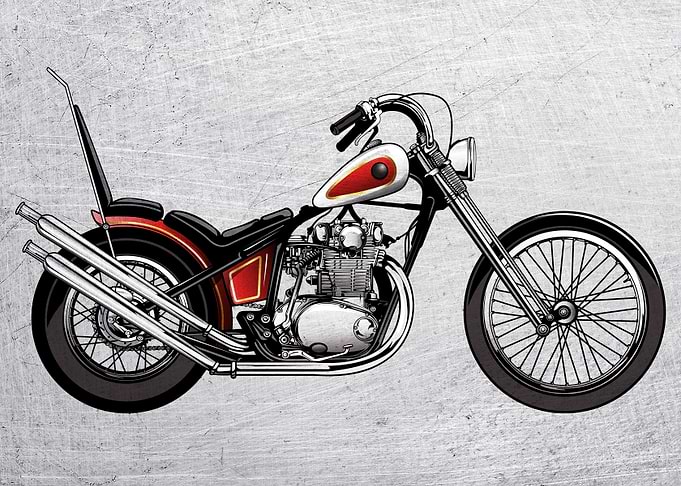 Motorbike Wall Art 12