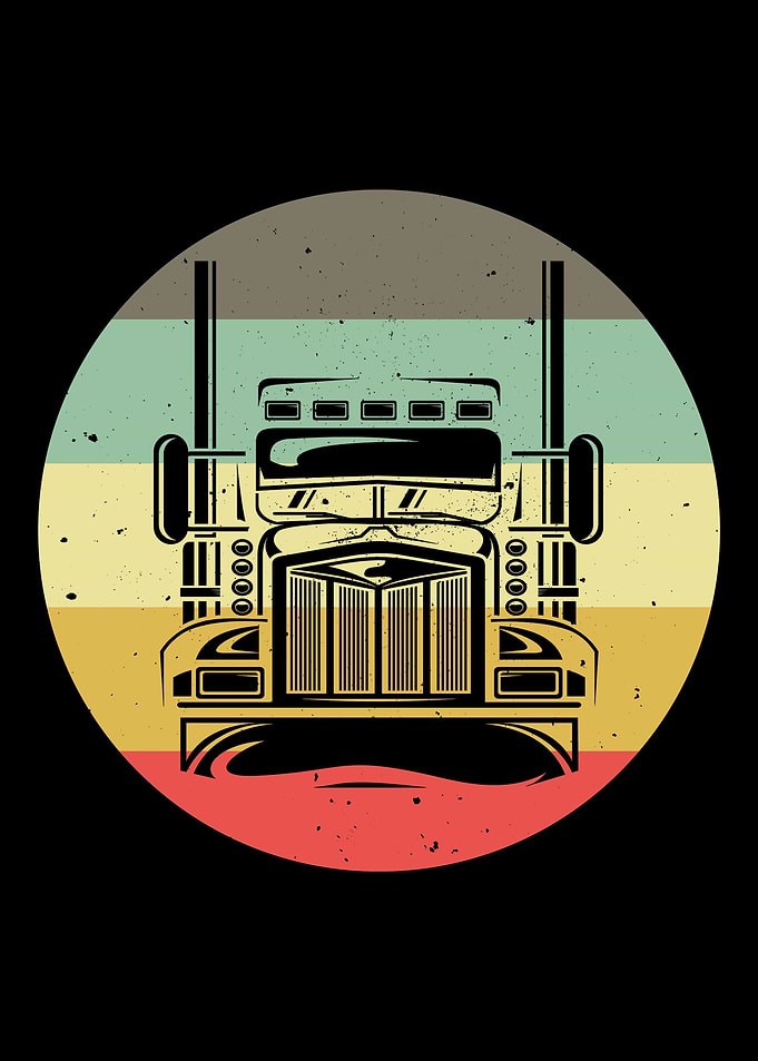 Retro Truck Driver