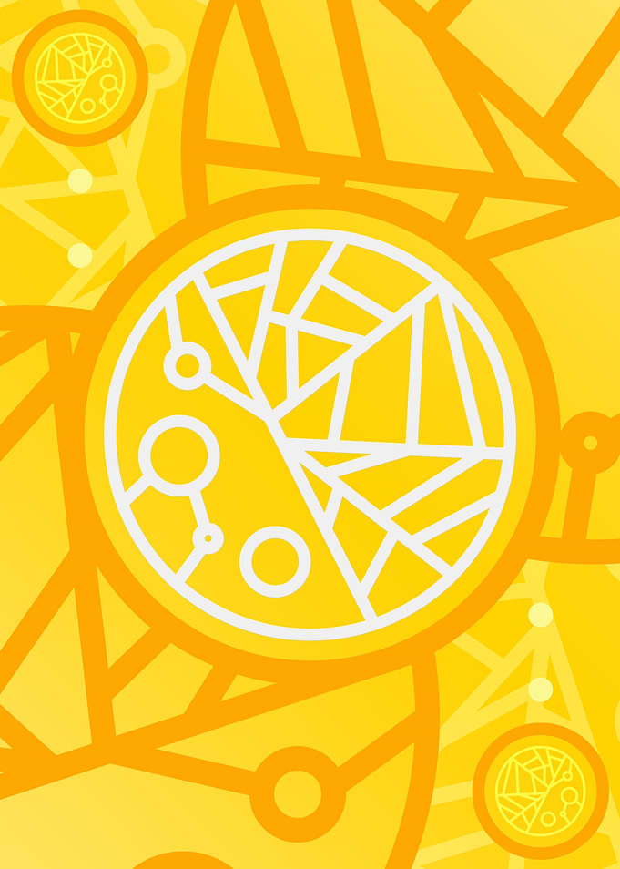 Happy Yellow Orange Glyph