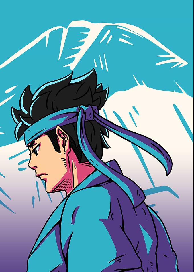 Karate Anime Boy