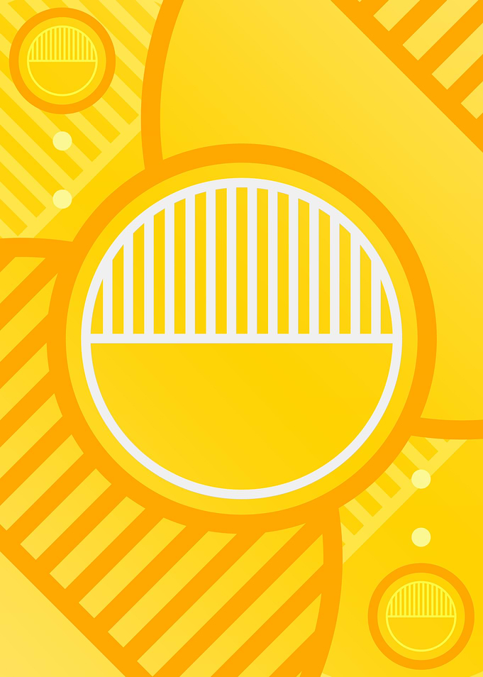 Happy Yellow Orange Glyph