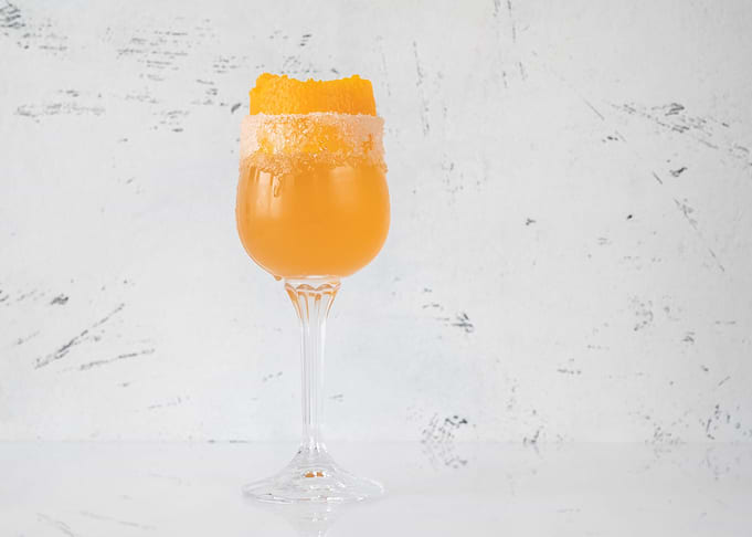 Glass of Brandy Crusta