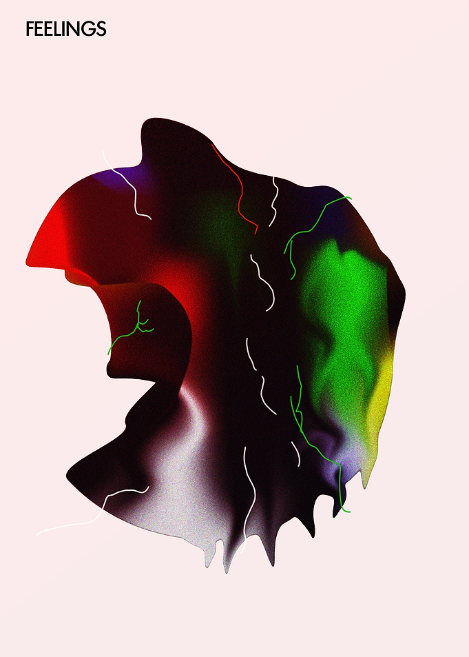 abstract art poster