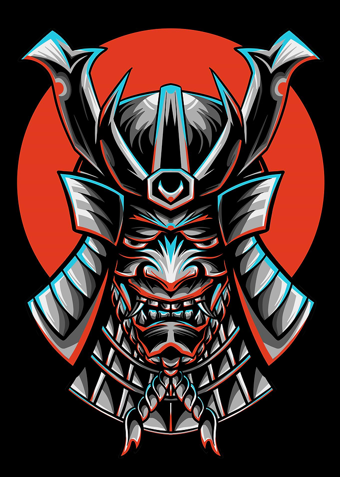 Hannya Mask In Red
