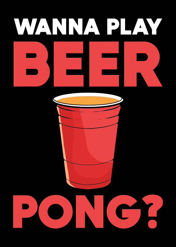 Beer Pong Drinking