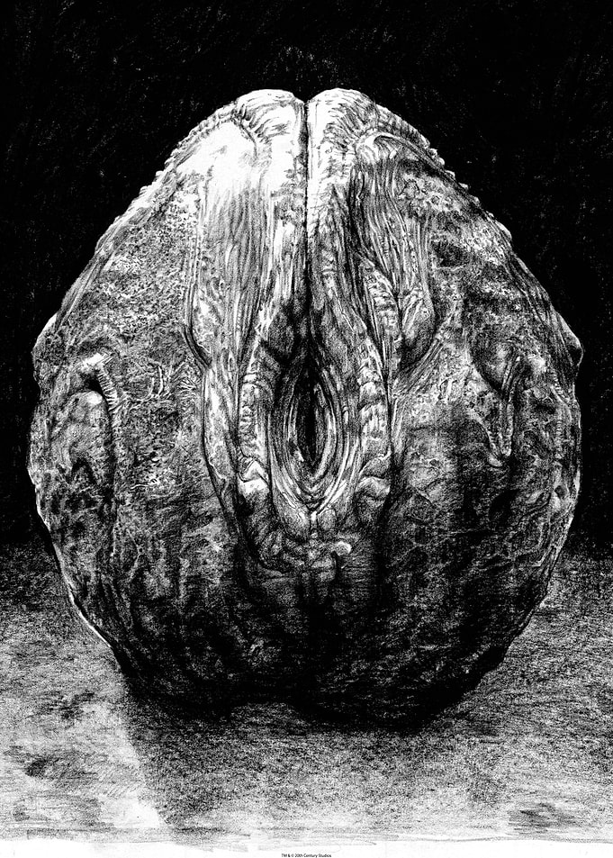 Alien Egg Stage 1 Sketch