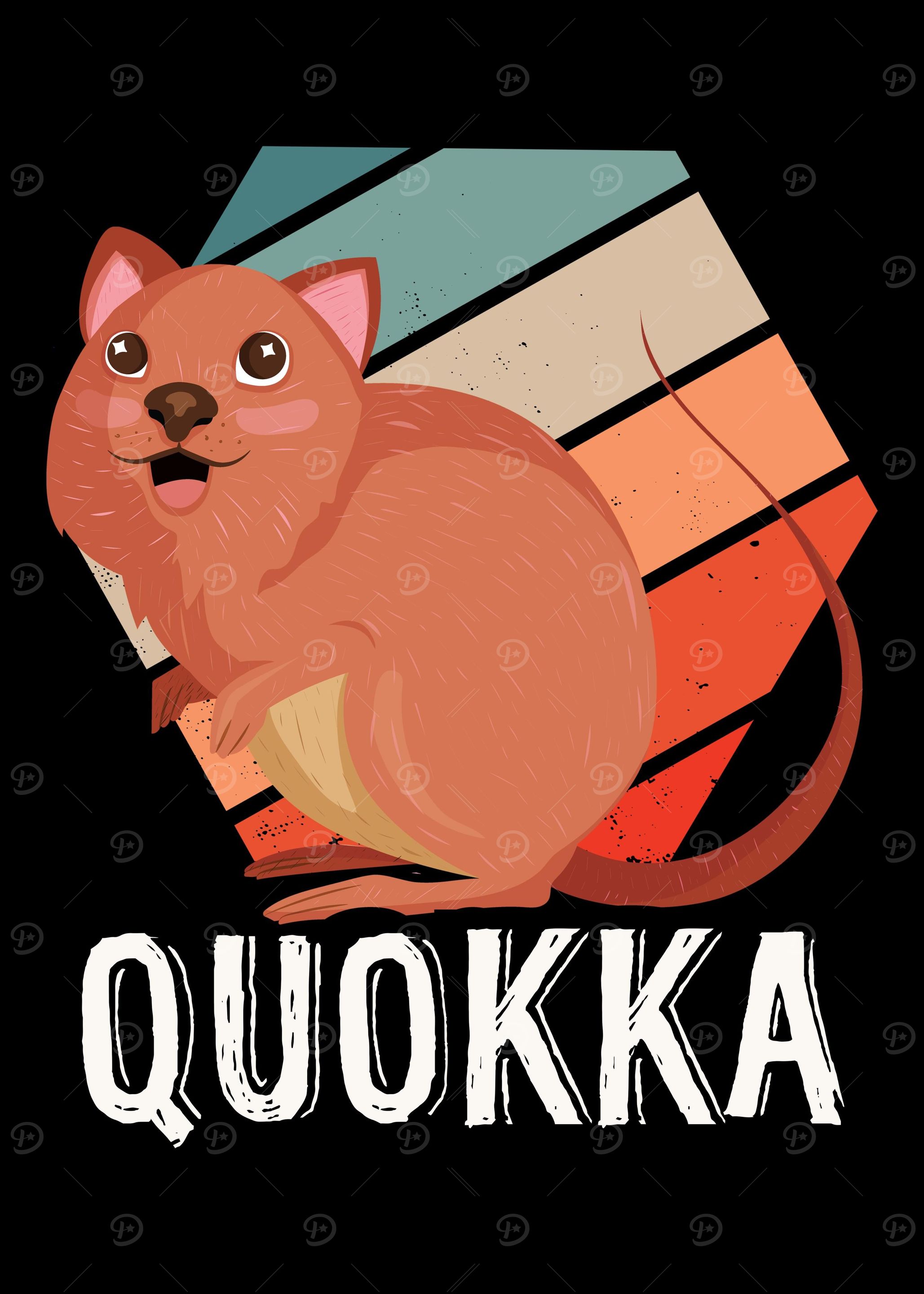 Retro Cute Quokka Lover
