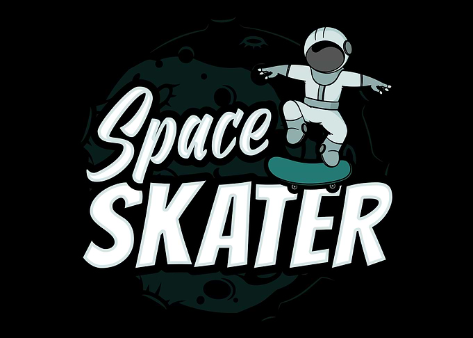 Skating astronaut skater