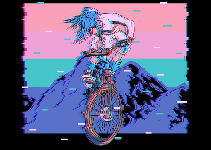 Anime Girl Biker