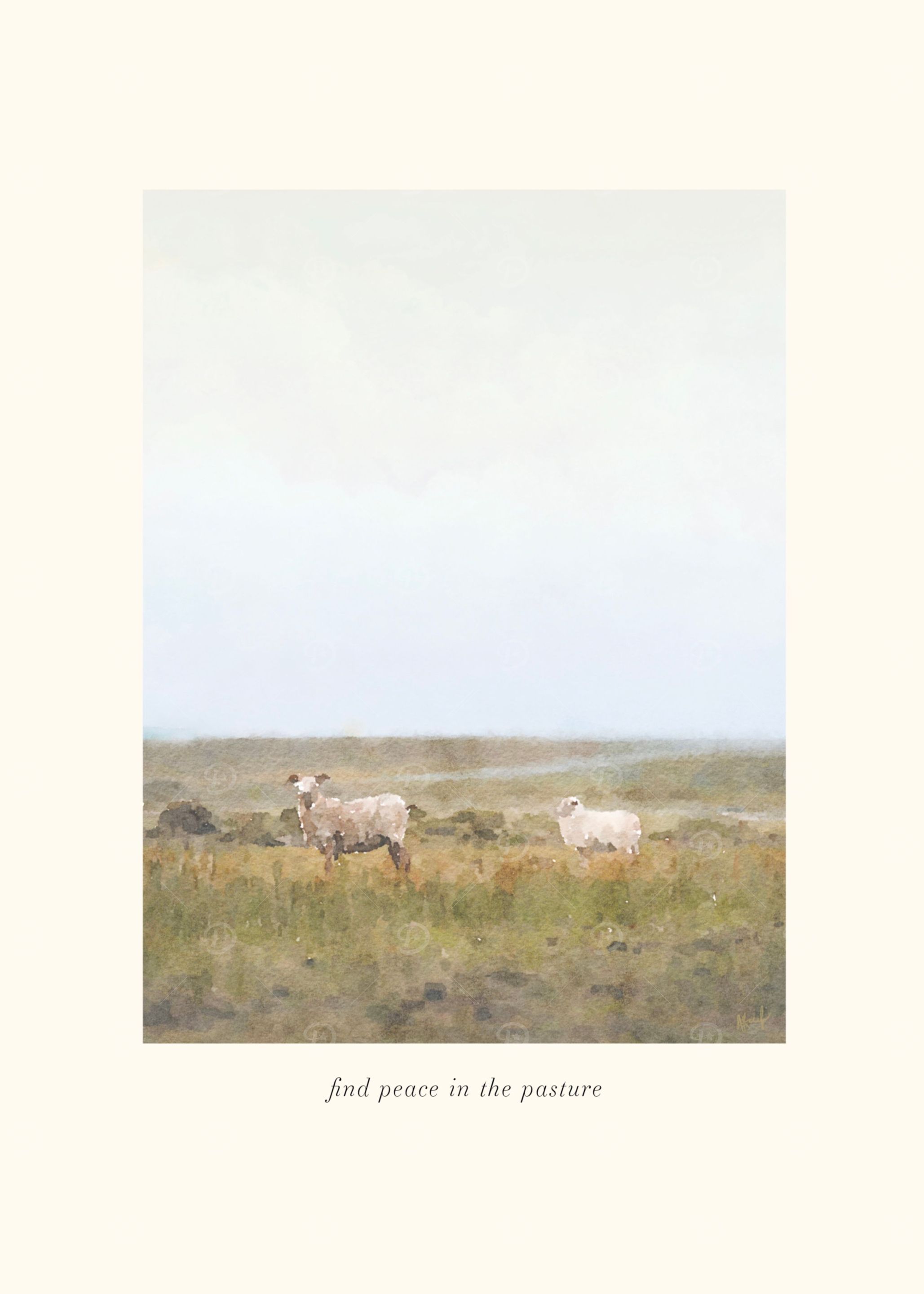 peace in the pasture