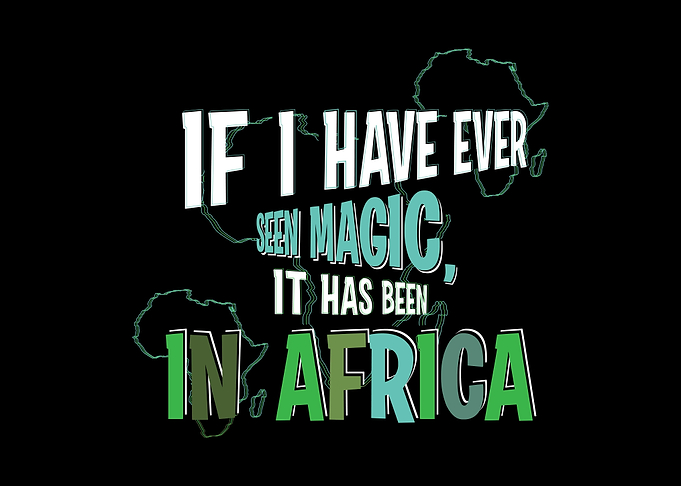 Safari Africa Saying