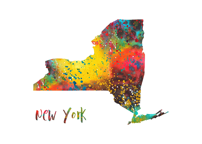 New York map