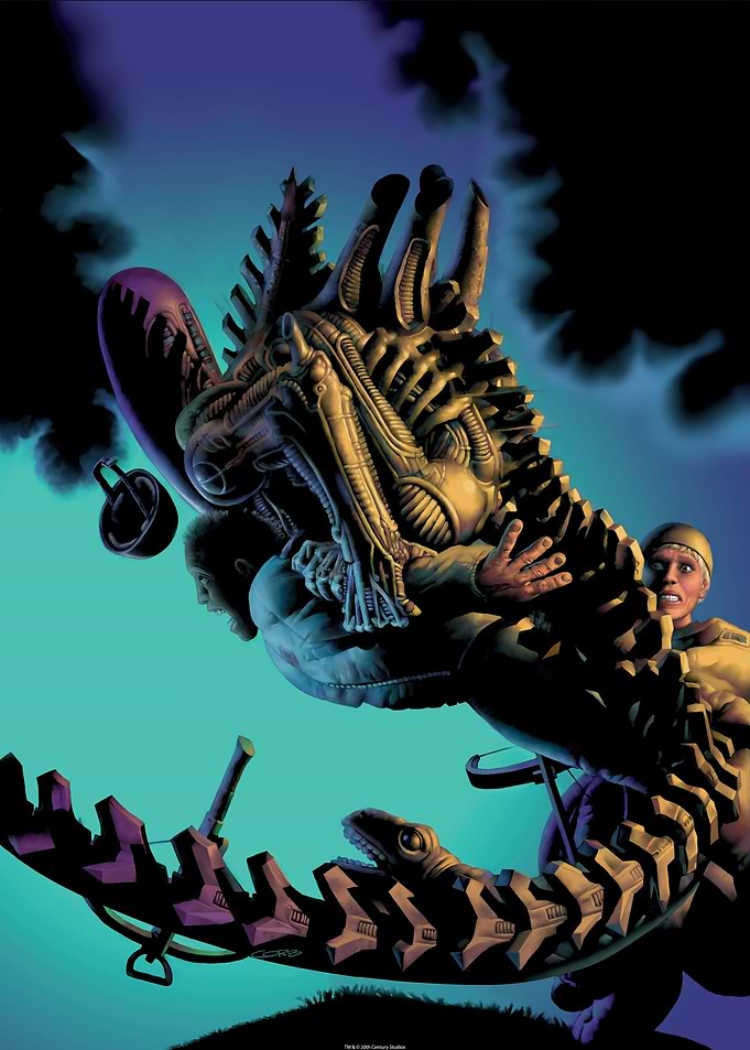 Alien On His Back
