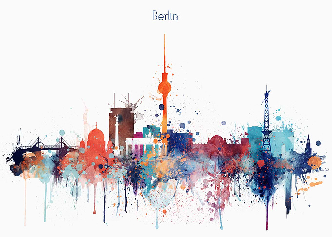 Berlin Germany skyline