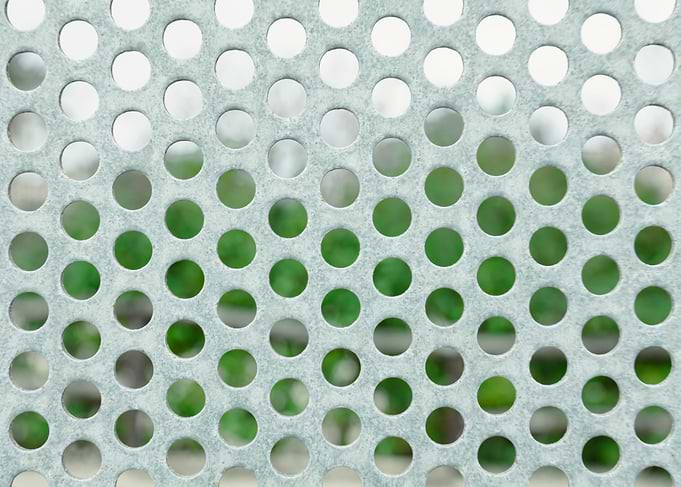 Grate metal plate holes gr