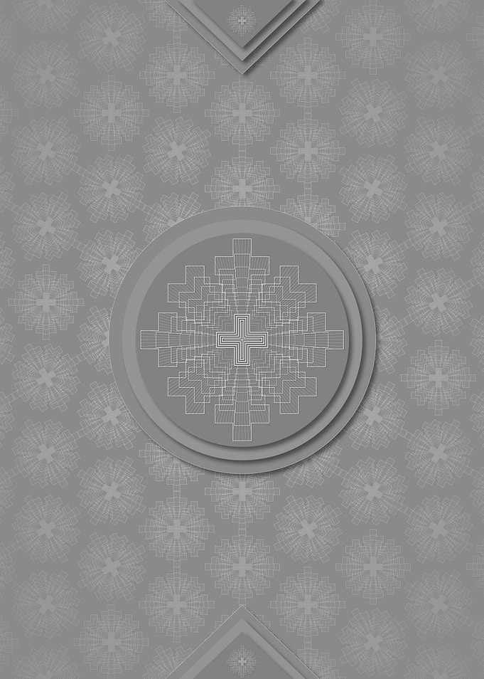 Geometric Sign Pattern Art