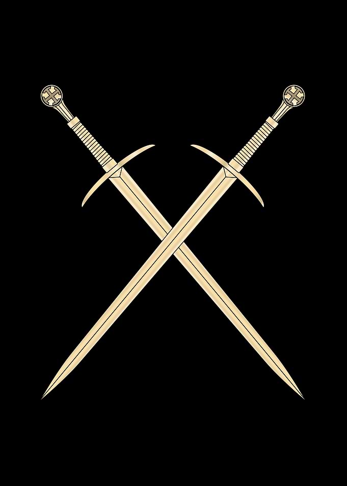 Wooden Templar Sword