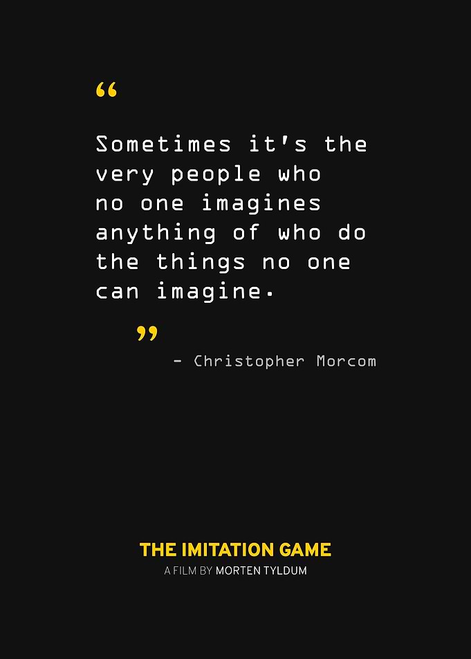 The Imitation Game Quote 1