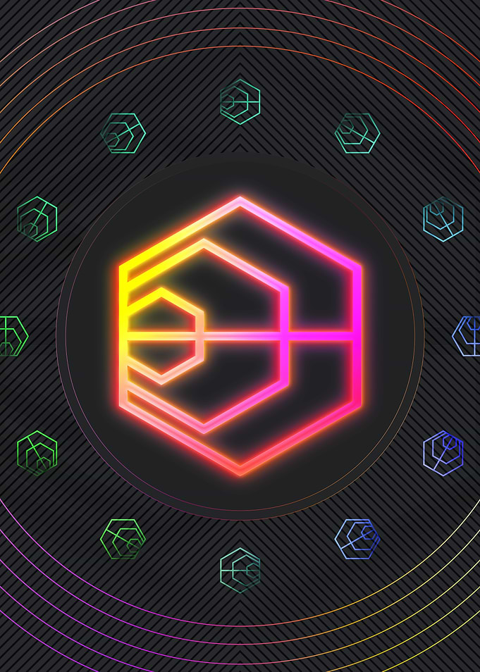 Neon Glyphs Mandalas Runes