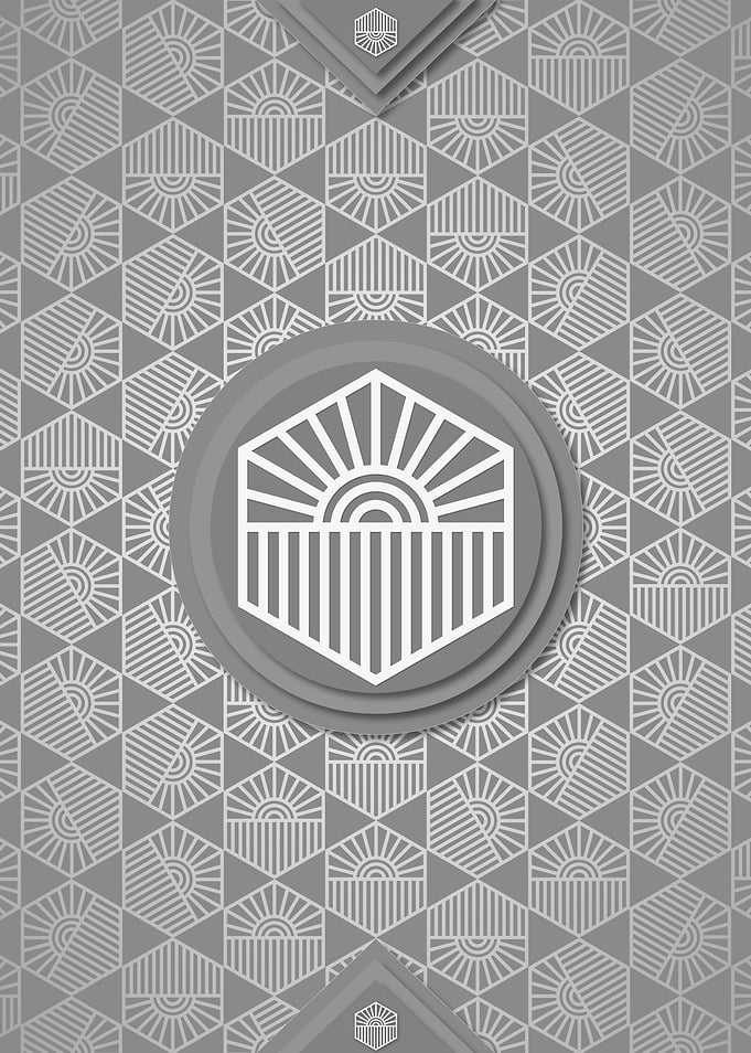 Geometric Rune Pattern Art