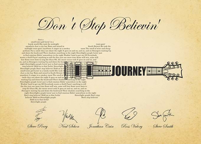 Journey Dont Stop Belie