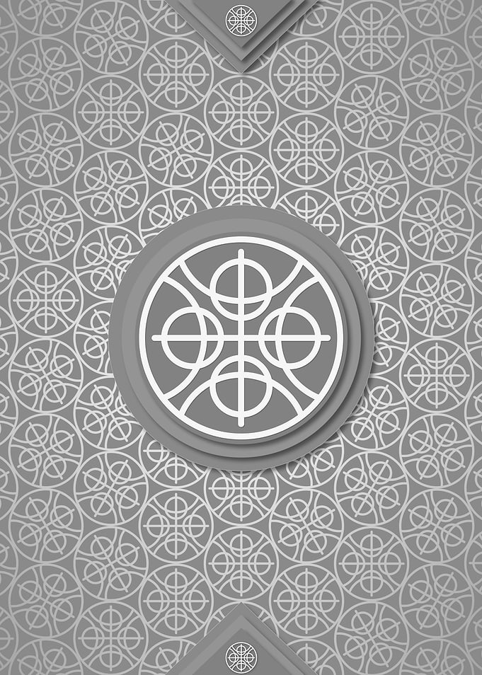 Geometric Glyph Pattern
