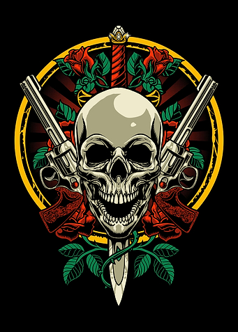 Skull Roses