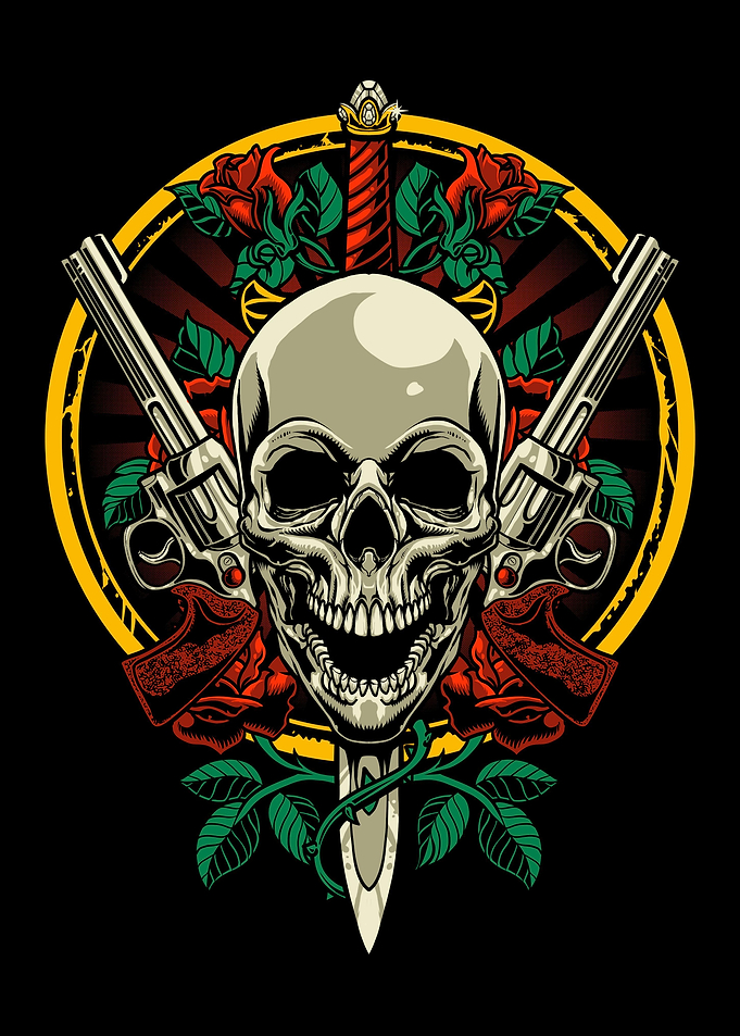 Skull Roses
