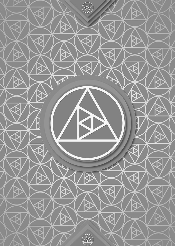 Geometric Glyph Pattern