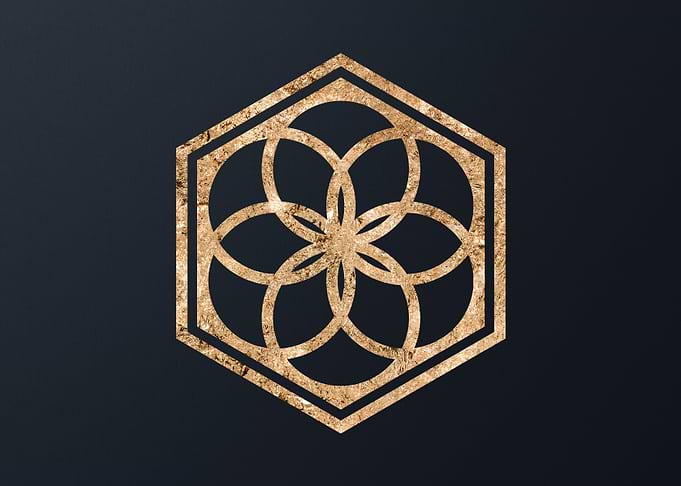 Gold Glyphs Mandalas Runes