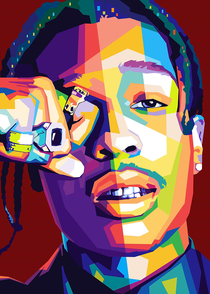 ASAP Rocky Wpap Pop Art