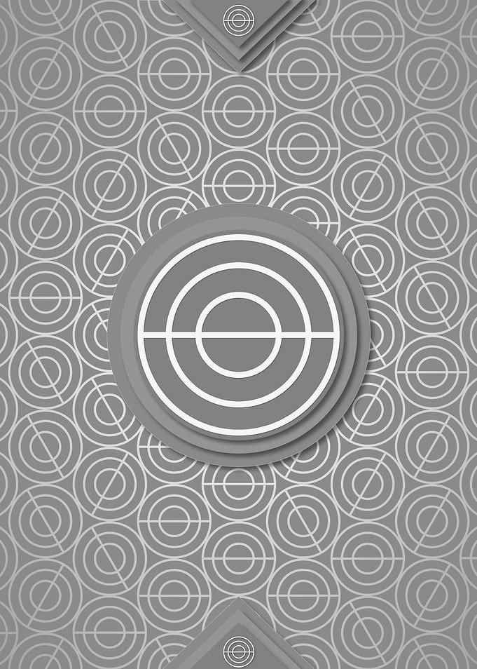Geometric Glyph Pattern
