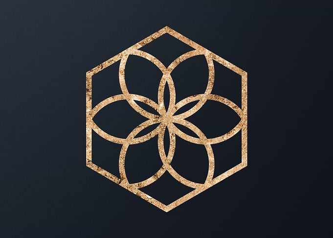 Gold Glyphs Mandalas Runes