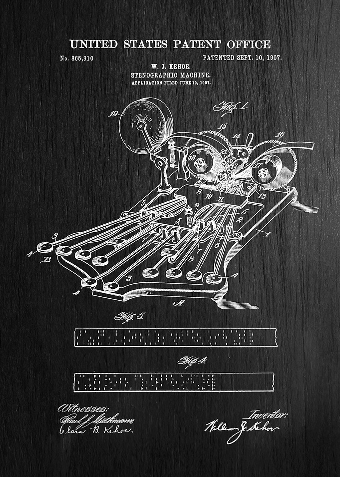 39 Stenographic Machine P
