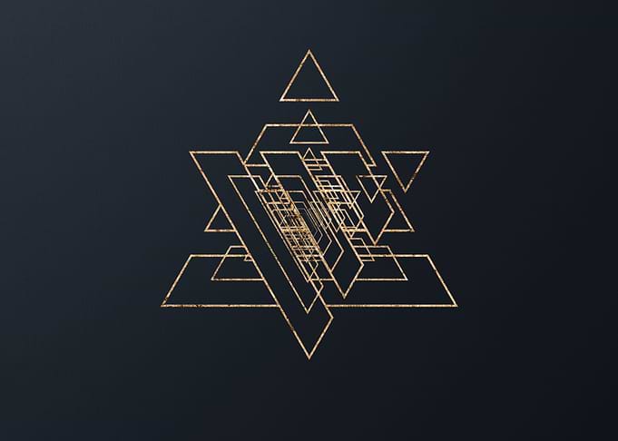 Gold Glyphs Mandalas Runes