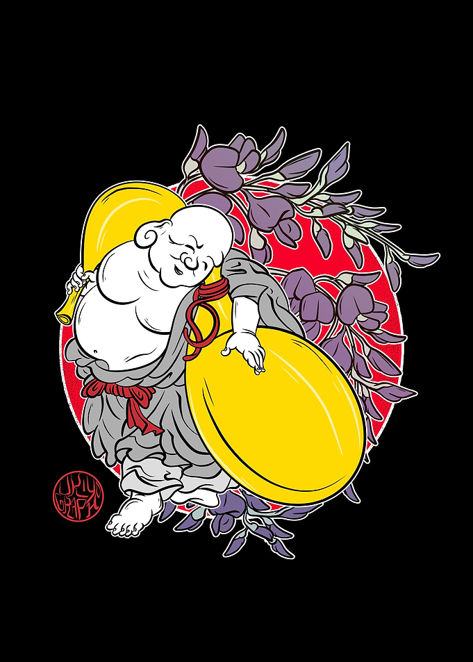 Hotei the laughing Buddha