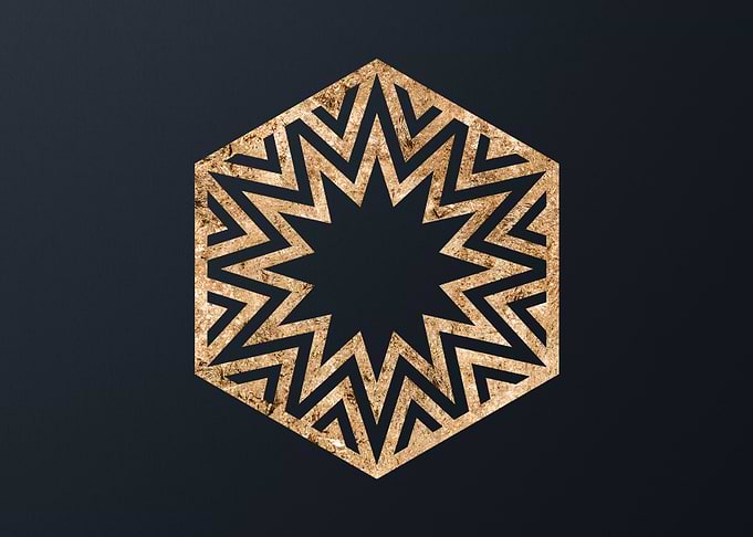 Gold Glyphs Mandalas Runes