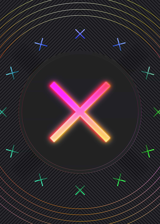 Neon Glyphs Mandalas Runes
